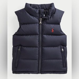 Polo Ralph Lauren Navy Down Vest Baby Boy Size 9M